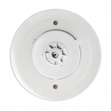 NB-338-2H-LED: Conventional thermal optical fire detector - Certificate EN54 part 5-7 - Double LED alarm to see it from anywhere - Made of ABS material with heat resistance - Base not included - Interchangeable base with the entire wizmart range