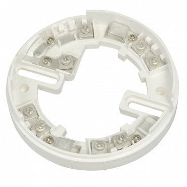 NB-BASE-W: Low profile base - Compatible with the entire Wizmart range - Necessary for the detector installation - Easy mounting mark - Compatible with action indicator light