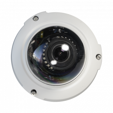 5 MP IP-camera - 1/2,5" Progressive Scan CMOS - Compressie H.264/MJPEG - Gemotoriseerde lens 4~9 mm / Audio / Alarm - IP66 / IK10 / SD / PoE.af - WEB, DSS/PSS , Smartphone en NVR