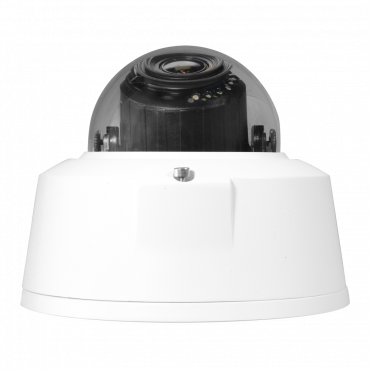 5 MP Branded IP Camera - 1/2.5" Progressive Scan CMOS - Compression H.264/MJPEG - Motorized lens 4~9mm / Audio / Alarm - IP66 / IK10 / SD / PoE.af - WEB, DSS/PSS, Smartphone and NVR