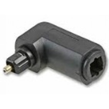 Toslink optical cable angled adapter
