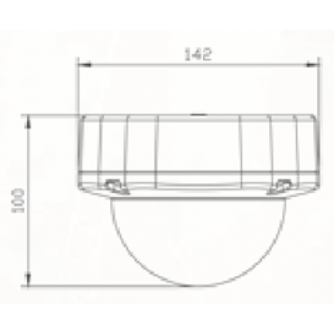 Camsec - 5MP IP vandal dome - 3~10.5 mm Lens - PoE Support - ONVIF Compliant - IP66 - SD card recording