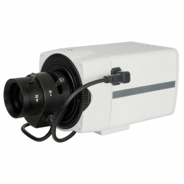 Box Camera HDTVI, HDCVI, AHD & Analogue - 1080p (25 fps) - 1/3" Panasonic© 2.0 Megapixel CMOS - Supports manual lenses and DC - Minimum illumination 0.01 Lux - Remote OSD menu with real WDR