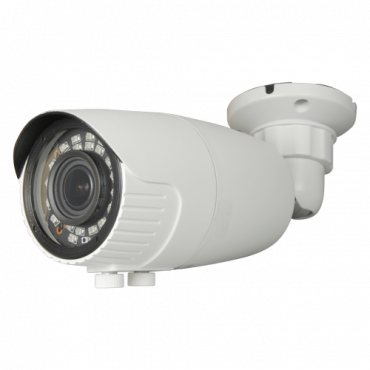 HDTVI, HDCVI, AHD and Analogue bullet camera, 1.3 Megapixel, HD 720P (1280x720), 1000 TVL (Analogue), Lens 2.8~12 mm, 0 Lux, IR 40m, 2DNR, Weatherproof IP66