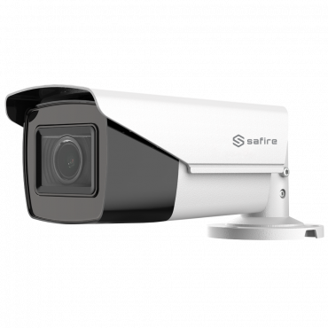 Bullet Camera 4N1 Safire PRO Range - 8 Mpx Progressive Scan CMOS - 2.7~13.5mm motorised auto-focus lens - Smart IR Matrix LEDs Range 80 m - DWDR | DNR - Weatherproof IP67