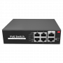 PoE-switch - 4 PoE port(s) + 2 Up-link port(s) - Speed up to 1000 Mbps on all ports - Up to 60W in total for all ports - Bandwidth 12 Gbps - Standard IEEE802.3af (PoE) / at (PoE+)