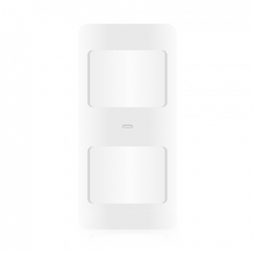 PIR-910: PIR Detector, pet proof - Wireless - Internal antenna - Low battery LED indicator - Detection range 8 m / 110º - Power supply 2 AA batteries 1.5 V LR6