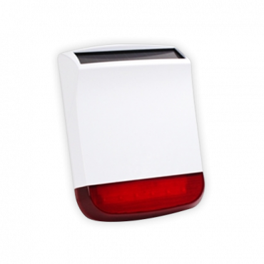 Solar outdoor siren - Wireless - Internal antenna - Power 110 dB - Suitable for exterior use - Solar panel power supply