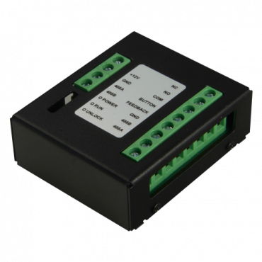 X-Security uitbreidingsmodule - Besturing van een tweede deur - Relaisuitgang - RS485 met controller - RS485 met kaartmodule - Ingang voor drukknop