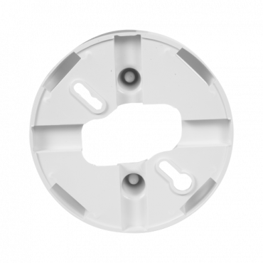 High profile base supplement - Compatible with the base DMT-B9000 - Necessary for the detector installation - Easy mounting mark - Possibility of locking the detector to the base - Compatible with action indicator light