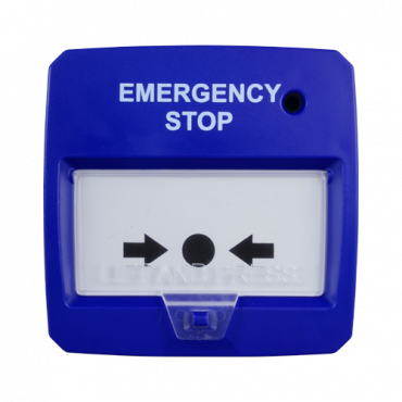 Reset button - Special for fire extinguishing panel - Emergency stop - Led indicator - Surface installation - Reset by hand or by key