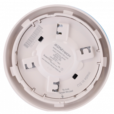 Conventional optical fire detector - EN54 part 7 certified - Dual alarm LEDs for viewing from anywhere - Made of ABS material with heat resistance - Does not include base - Compatible with V2 bases