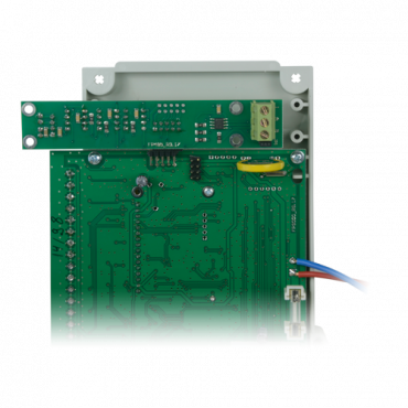 DMTECH Communication Module - Communication by RS485 - Centrally powered - Necessary for installation of DMT-FP9000R - Allows to connect the control units to a control repeater