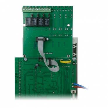 DMTECH Conventional Relay Module - 4 relay outputs - Up to 3A/125VAC or 3A/30VDC - Centrally powered - Compatible with DMTECH fire panels