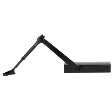 Articulated arm door closer - Surface and reversible installation - Opening with reduced force - Doors between 25~100 kg and 850~1250 mm - Two adjustable closing speeds - For all types of doors