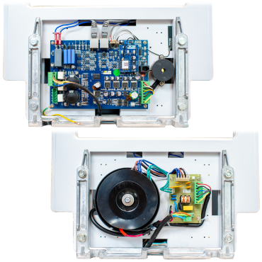 EAS anti-theft antenna - AM technology 58 kHz - 2 hallways: master and two slaves - WiFi connection | Plug & Play - Made of ABS - Remote adjustments with free Cloud