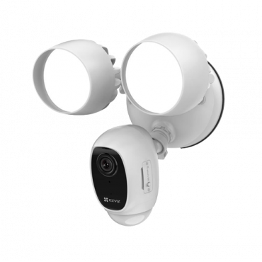 Ezviz WiFi Floodlight Camera - 2 Megapixel Starlight - 2 LED lights 2000 LM - PIR detector - Siren and audio - Suitable for exterior IP65