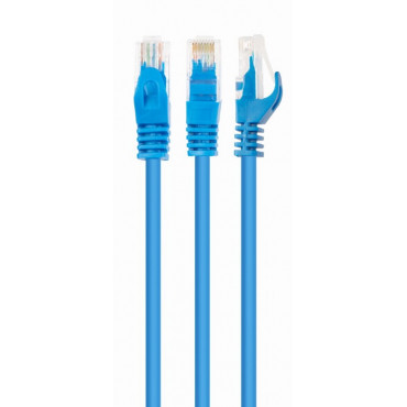 CAT5e UTP Patch cord, blue, 0.25 m