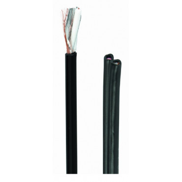 CCP-RG59D-001-1M: Premium dual-RG59 coaxial cable, sold by the meter