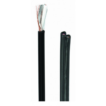 Premium dual-RG59 coaxial cable (BNC+DC), 300 m