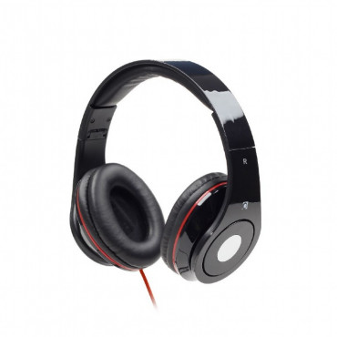 MHS-DTW-BK: Foldable Stereo Headphones "Detroit", black
