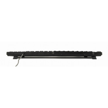 Multimedia keyboard USB, US layout, black