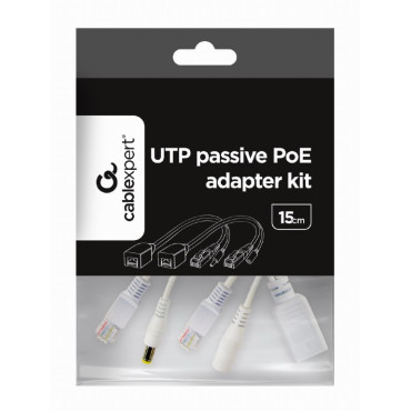UTP passive PoE adapter kit, 0,15 m