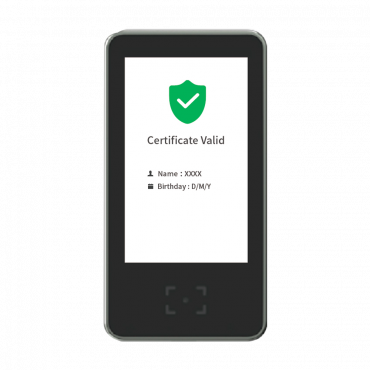 Green Pass Scanner : COVID EU Passport - Ethernet and WiFi connection | Multilanguage - Verify all types of Covid certificates - Authentication with EU Servers - Plug&Play | Baseinstallation - Relay output for doors or alarm
