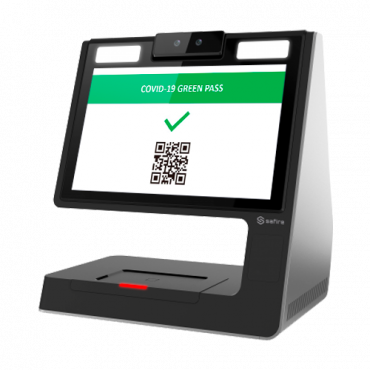 Covid Green Pass QR Scanning Terminal - Android Operating System - 2 MP camera - Double LCD display 10" - TCP/IP, USB and WiFi - Audio output