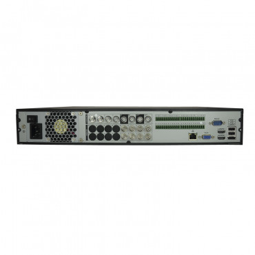 HDCVI/CVBS/IP Universal Recorder - 8 CH video / 8 IP / 4 CH audio - 1080P (25FPS) - Alarm Inputs/Outputs - Output BNC, VGA and HDMI Full HD - Space for 4 hard disks