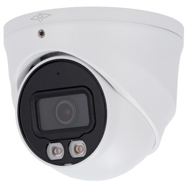 X-Security HDCVI Turret Camera - CMOS 5 Megapixel  - 3.6 mm Lens - WDR(120dB) - Dual light: IR + White range 40 m | Microphone - Waterproof IP67