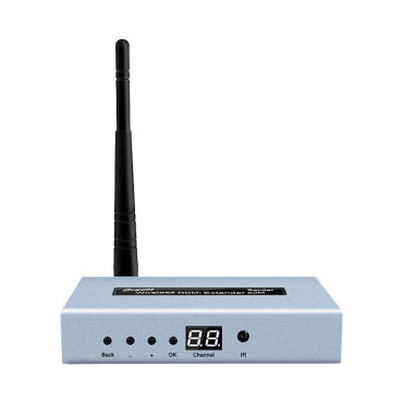 Wireless HDMI Extender - Transmitter and receiver - Range 50 m - WiFi protocol 2.4GHz and 5GHz - Up to 1080p - Power supply DC 5 V