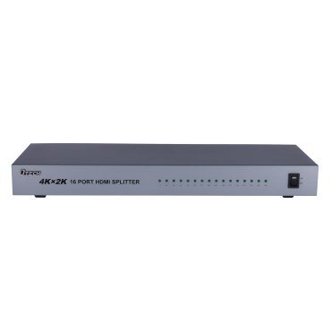 HDMI signal multiplier | 1 HDMI input | 16 HDMI outputs | Up to 4K*2 | Maximum output length 25 m | Power supply DC 5 V