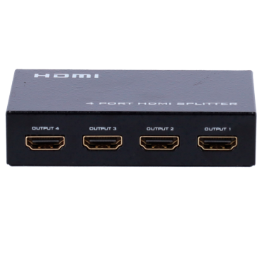 HDMI signal multiplier | 1 HDMI input | 4 HDMI outputs | Up to 4K*2 | Maximum output length 25 m | Power supply DC 5 V