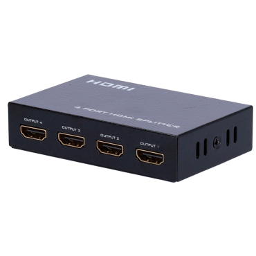 HDMI signal multiplier | 1 HDMI input | 4 HDMI outputs | Up to 4K*2 | Maximum output length 25 m | Power supply DC 5 V