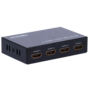 HDMI signal multiplier | 1 HDMI input | 4 HDMI outputs | Up to 4K*2 | Maximum output length 25 m | Power supply DC 5 V