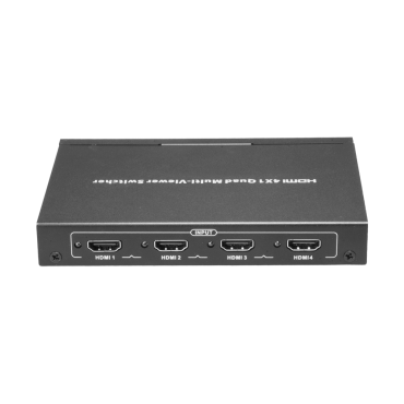 HDMI Switch | Up to 4 1080p inputs | 1 HDMI 1080p output | Keypad | Controlled with remote control | Extenders for remote control included