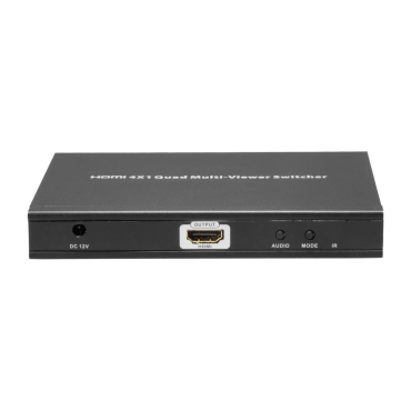 HDMI Switch | Up to 4 1080p inputs | 1 HDMI 1080p output | Keypad | Controlled with remote control | Extenders for remote control included