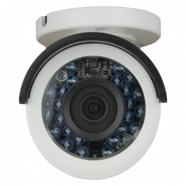 1080p (25FPS) HDTVI Safire Camera - Power Over Coaxial (PoC Safire) - 2Mpx High Performance CMOS - Lens 2.8 mm (103º) - IR LEDs Range 20 m - OSD remote menu from DVR