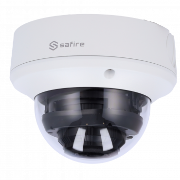 Safire PRO Varifocal Dome Camera - 5 MP high performance CMOS - 2.7~13.5 mm Motorised Lens - Matrix LED IR range 40 m - Power Over Coaxial (PoC Safire) - Weatherproof IP67