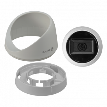 Safire PRO Turret Camera - 5 MP high performance CMOS - 2.8 mm Lens - Smart IR, Range 20 m - Power Over Coaxial - Weatherproof IP67