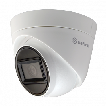 Safire PRO Turret Camera - 5 MP high performance CMOS - 2.8 mm Lens - Smart IR, Range 20 m - Power Over Coaxial - Weatherproof IP67