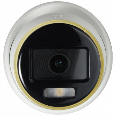 8 MP Safire Turret Camera - Full colour vision - 3.6 mm lens / True WDR - F1.0 for improved lighting - Minimum lighting 0.0005 Lux - White LED light up to 40m