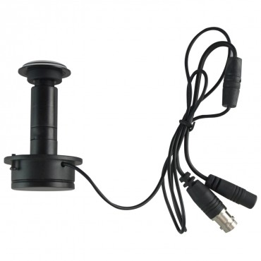 Hidden camera - Door peephole camera - 1/3" colour CCD - 480 TVL - 0.1 Lux / F1.2 - 1.7 mm Lens (Wide Angle)