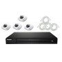 HIK-KIT-4: Hikvision Plug & Play CCT IP KIT: 1x 4 channel NVR included 1 TB HDD + 4x IP Dome cameras + 4x UTP cable with connectors