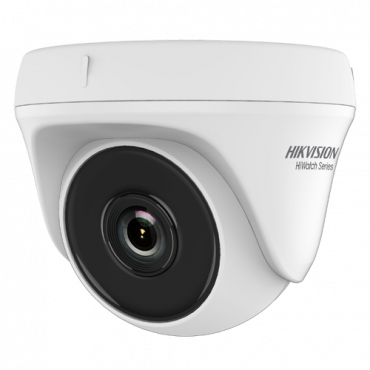 Hikvision dome camera - 5Mpx ECO / 2.8mm lens - 4 in 1 (HDTVI / HDCVI / AHD / CVBS) - High Performance CMO - IR Range 20m - Remote OSD menu from DVR