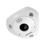 Hikvision | Fisheye IP Camera 12 Mpx (4000×3000) | Lens 1.29mm Fisheye | IR LEDs Range 15 m | Counting people: Heat map | Alarm clock | Sound | Microphone