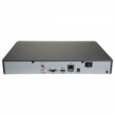 NVR for IP cameras - 8Ch video - Max Resolution 8.0 Mpx / Compression H.265+ - Bandwidth 80 Mbps - Outputs 4K HDMI & VGA - Supports 1 hard disk