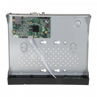 NVR for IP cameras - 8Ch video - Max Resolution 8.0 Mpx / Compression H.265+ - Bandwidth 80 Mbps - Outputs 4K HDMI & VGA - Supports 1 hard disk