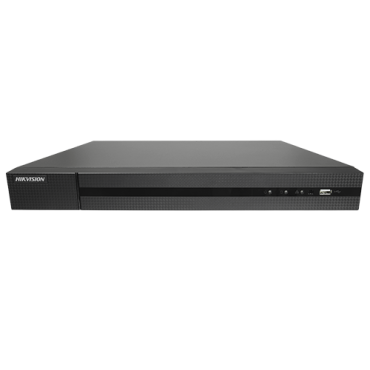 NVR for IP cameras | 8Ch video / 8 PoE Port(s) | Max Resolution 8 Mpx / Compression H.265+ | Bandwidth 80 Mbps | Alarms / HDMI Output 4K and VGA | Space for 2 hard disks